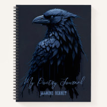 Speciaal Raven Poetry Journal Spiral Notitieboek