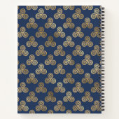 Speciaal recept voor mijn zuster Blue Celtic Notitieboek (Achterkant)