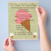 Speciaal reclamebrochure voor Ice Cream-winkels Flyer (Hand)