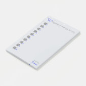 Speciaal 'RElephant'-to-Do-List met olifanten Post-it® Notes (Schuin)