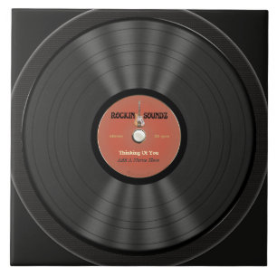 Speciaal  Rock Vinyl Record Tegeltje