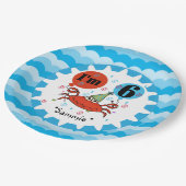 Speciaal Rode krab 6e verjaardag Bord (Gekanteld)