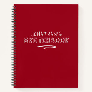 Speciaal Rode Kunstenboek Notitieboek