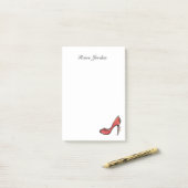 Speciaal roodhoge hielpomp Stiletto Post-it® Notes (Op bureau)