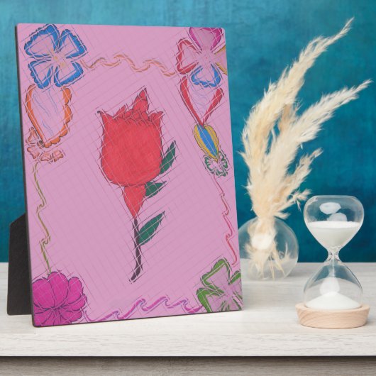 Speciaal Roos Fotoplaat (Zijkant)