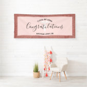 Speciaal Roos Gold Glitter Nurse Afstuderen Spandoek (Insitu)