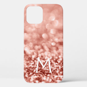 Speciaal Roos Gold Glitter Sparkles iPhone 12 Hoesje