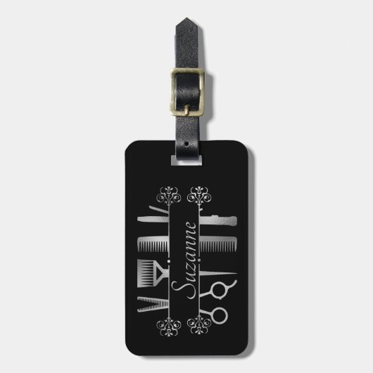 Speciaal Roos Gold hair Stylist Hairdresser Bagagelabel (Voorkant verticaal)