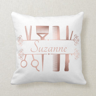 Speciaal Roos Gold hair Stylist Hairdresser Kussen