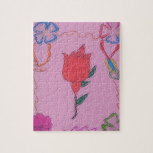 Speciaal Roos Licht baby roze Legpuzzel