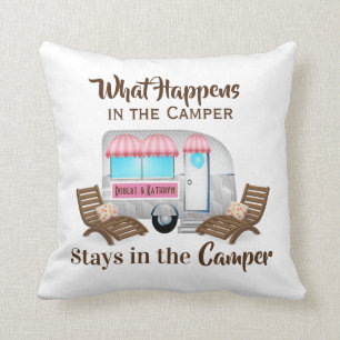 Speciaal roze Camper Pillow Kussen
