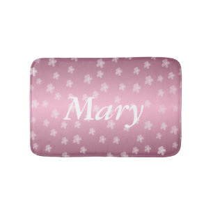 Speciaal  roze kartonnen broodje badmat