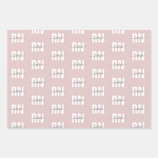 Speciaal Rt. Geregistreerd verpleegzend Afstuderen Inpakpapier Vel (Voorkant)