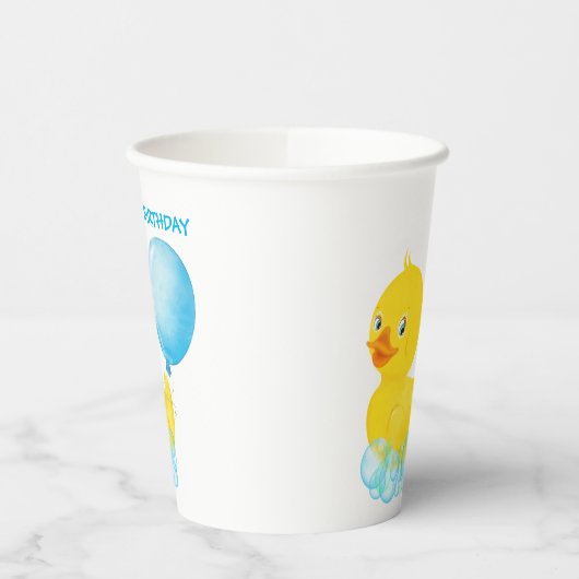 Speciaal Rubber Ducky Boy Paper Cup Papieren Bekers (Links)