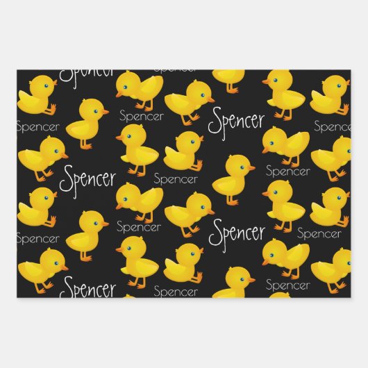 Speciaal Rubber Ducky Inpakpapier Vel (Voorkant 2)
