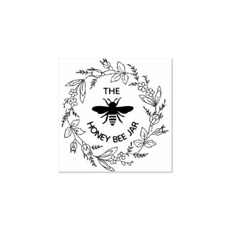Speciaal Rubberstempel - HoneyBee Jar