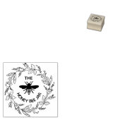 Speciaal Rubberstempel - HoneyBee Jar Rubberstempel (Gestempeld)