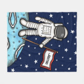 Speciaal ruimtevaarder Astronaut Cosmonaut Fleece  Deken (Voorkant (Horizontaal))