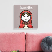 Speciaal Russisch Nesting Doll Matryoshk Canvas (Insitu (Woonkamer))