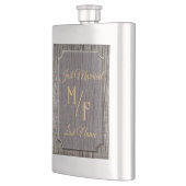 Speciaal Rustige boomschors met initialen Flacon (Links)