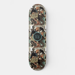 Speciaal Samurai- en serpent-skateboard Skateboard