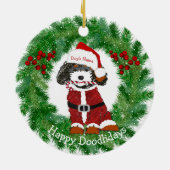 Speciaal Santa Bernedole Ceramic Ornament (Achterkant)