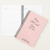 Speciaal Sarcastisch roze planner (Display)
