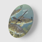 Speciaal schilderen van Walleye Pike Ronde Klok (Hoek)