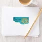 Speciaal schoollabel Golden Face Tiger Etiket (Insitu)