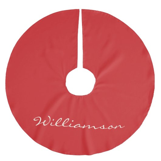 Speciaal script Typografie Naam Kerstrood Kerstboom Rok (Voorkant)