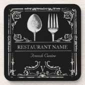 Speciaal Silverware Restaurant Onderzetter (Voorkant)