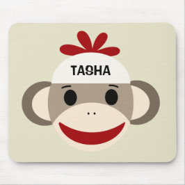 Speciaal Sock Monkey Mousepad voor kinderen Muismat