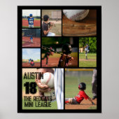Speciaal Softball-fotocollage - team # Poster (Voorkant)