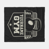 Speciaal startpunt GYM Kettlebell Fitness Trainer Fleece Deken (Voorkant (Horizontaal))