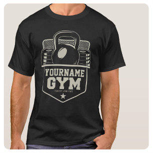 Speciaal startpunt GYM Kettlebell Fitness Trainer T-shirt