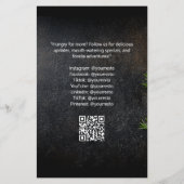 Speciaal Steak House Restaurant Voedsel Flyer (Achterkant)