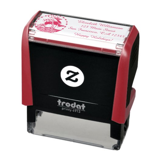 Speciaal stempel met hart en rendier