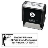 Speciaal stempel met Restaurant Waiter (In situ)