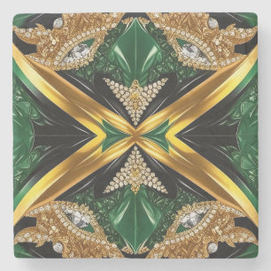 Speciaal stenen onderzetter met Jamaicaanse kleure