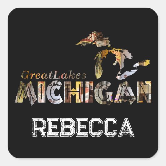 Speciaal Sticker van de Grote Meren Michigan (Voorkant)
