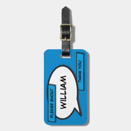 Speciaal stripverhaal Pop Bagagelabel (Voorkant verticaal)