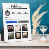 Speciaal tabletschild met Easel Fotoplaat (Zijkant)