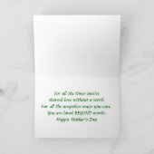 Speciaal Tante Moederdag Kaart (Binnen)