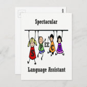 Speciaal tekstdocent patholoog briefkaart (Voorkant / Achterkant)