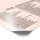 Speciaal Texas State Park Map Checklist Foto Foto Afdruk (Hoek)