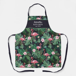 Speciaal Tropisch Roze Flamingo Apron Schort