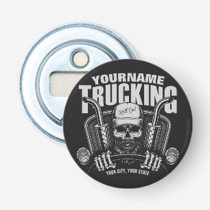 Speciaal truckgebruik Tucker Big Rig Truck Button Flesopener