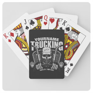 Speciaal truckgebruik Tucker Big Rig Truck Pokerkaarten