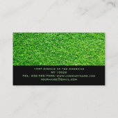 Speciaal tuinonderhoud in de grassector visitekaartje (Achterkant)