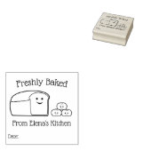 Speciaal uitgelijnd brood 	rubberstempel (Gestempeld)